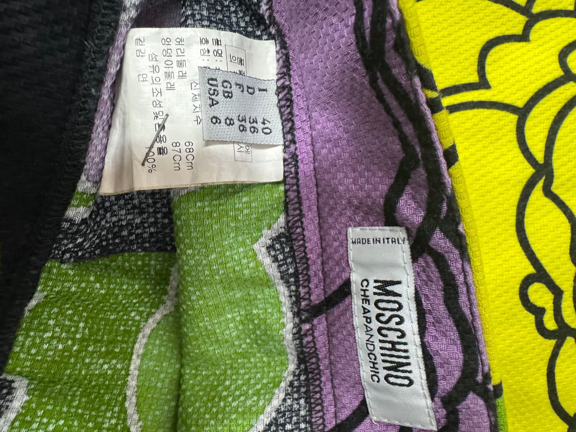 모스키노 칩앤시크 빈티지 빅 플라워 코튼스커트24 상품이미지5