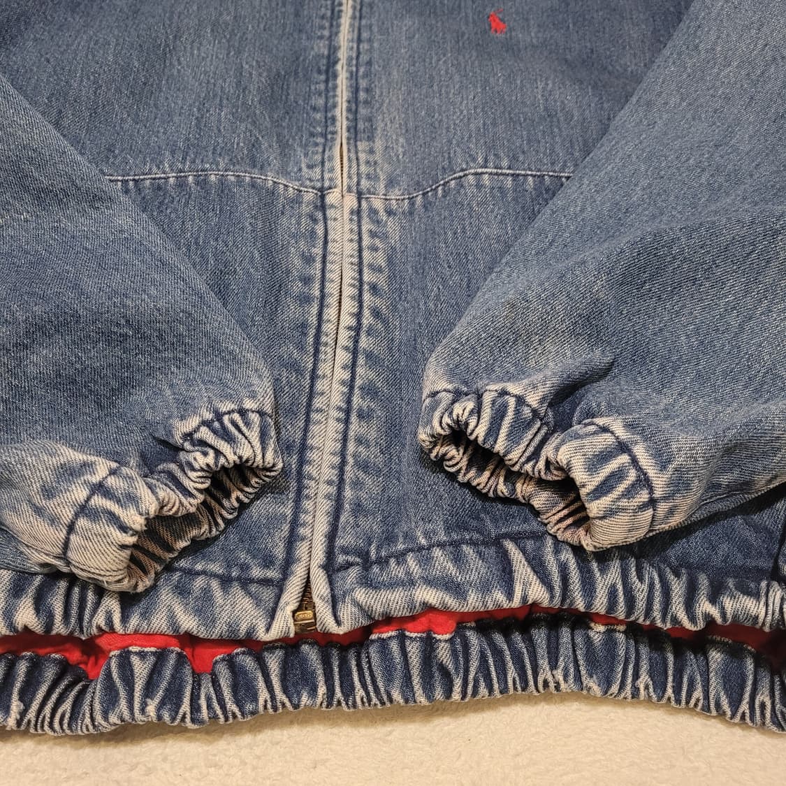 폴로랄프로렌 80s 일본판 데님 스윙탑 M 상품이미지4