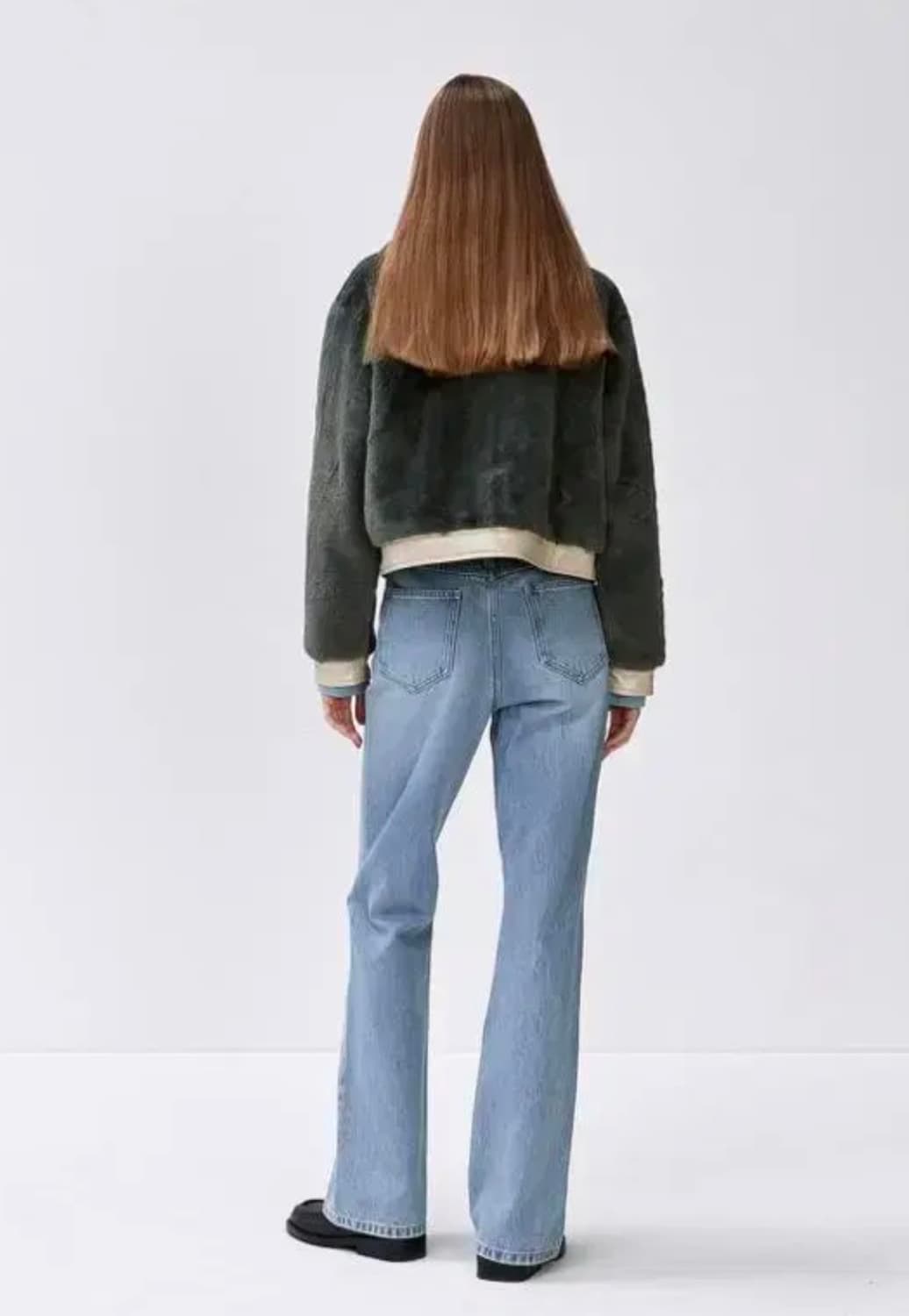 마리떼 프랑소와 저버 퍼 카라 숏 자켓 OS 상품이미지2