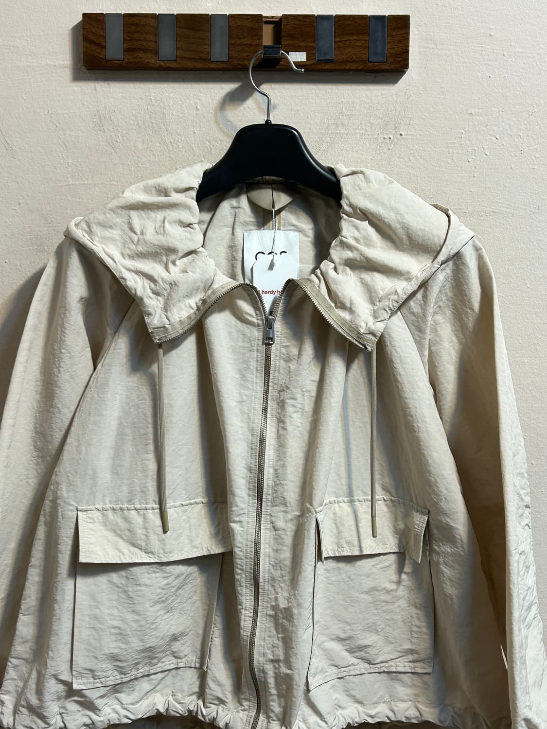 코스 코튼 나일론 후드 집업 재킷 상품이미지1