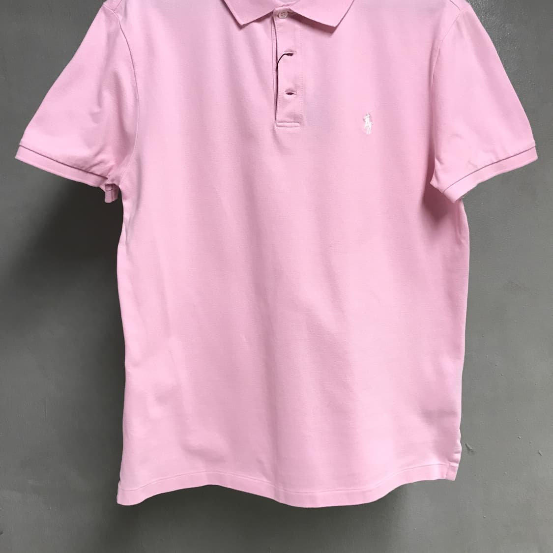 폴로 랄프로렌 QR PK 반팔 카라티 핑크 M 상품이미지3