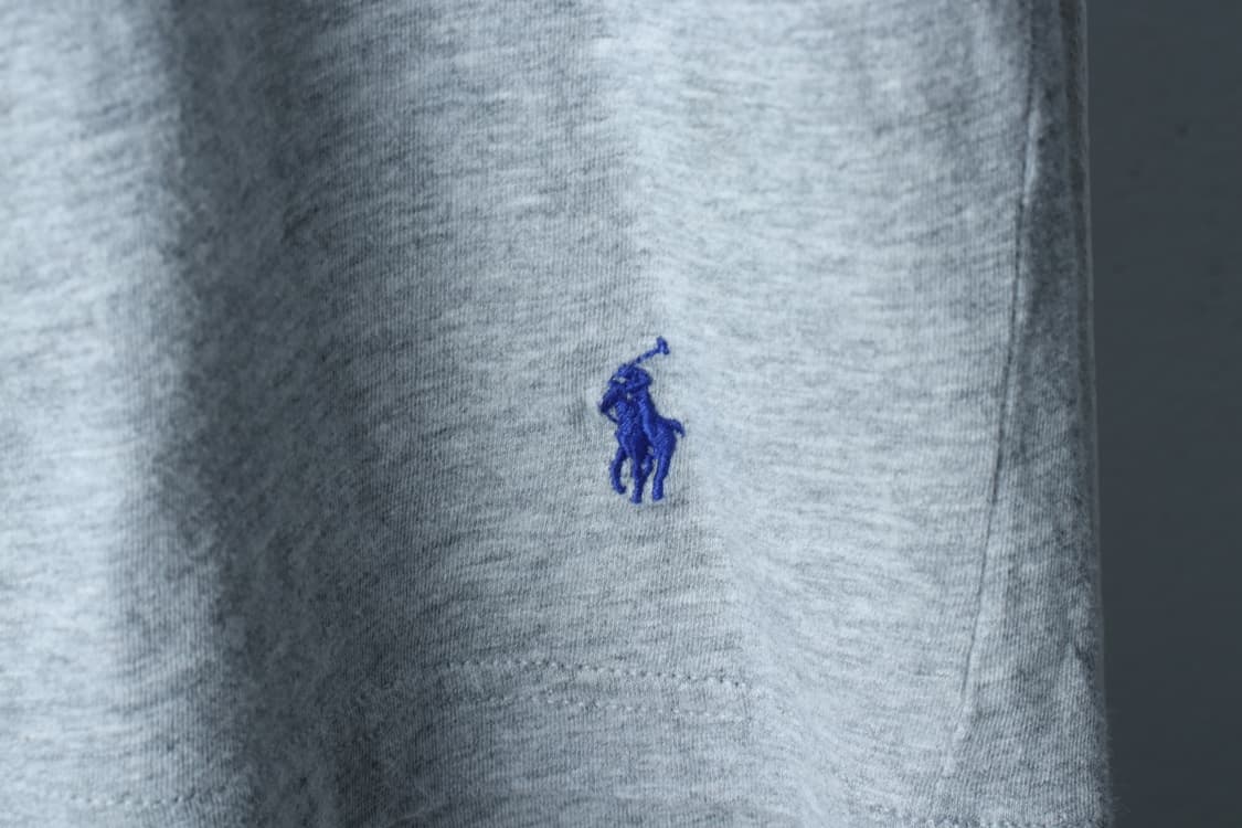 (L-2XL) 폴로 랄프로렌 반팔 티셔츠 그레이 무지 포니-H30602 상품이미지5