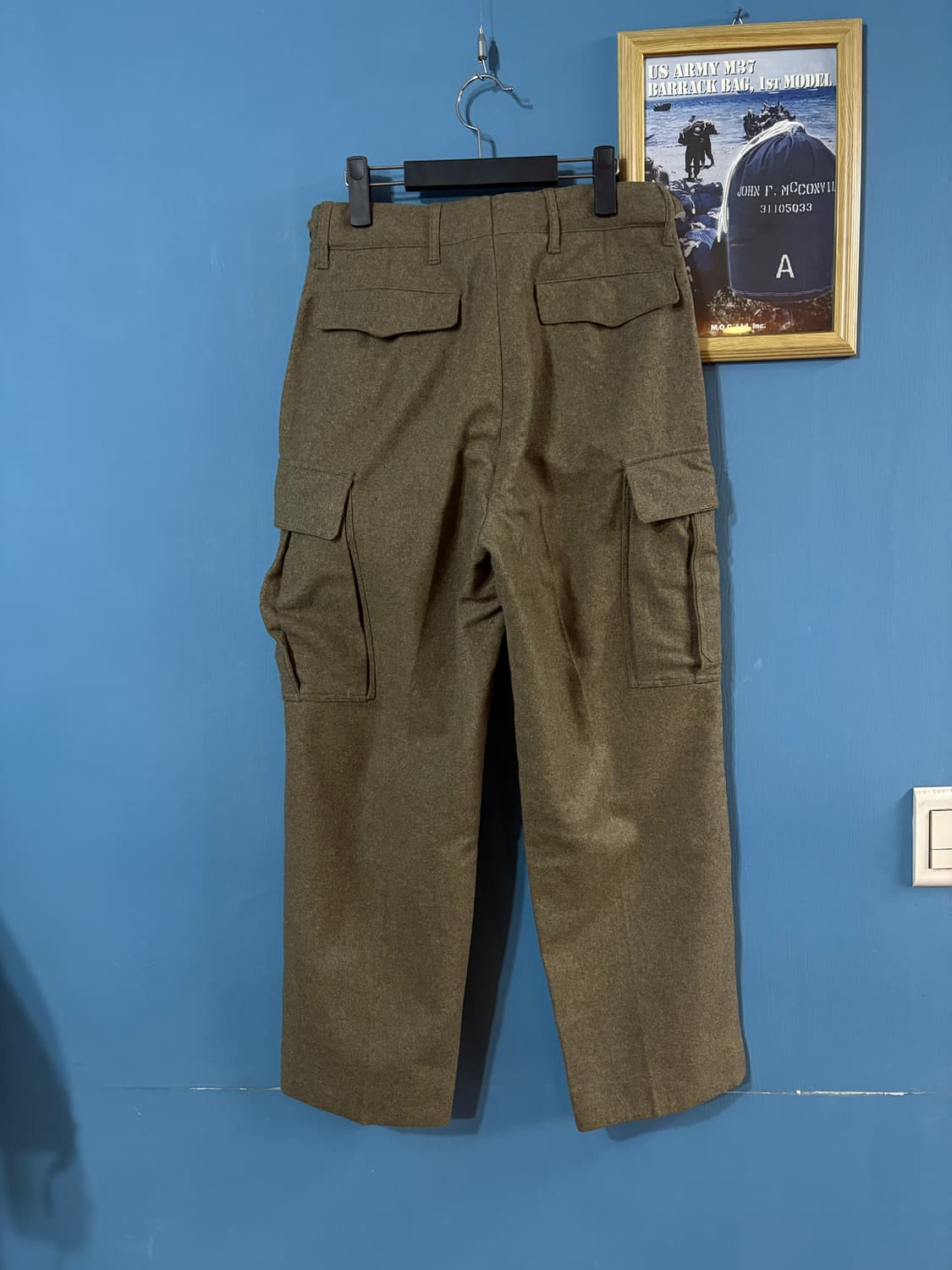 60-70‘s German Army Wool Field Cargo Pan 상품이미지8