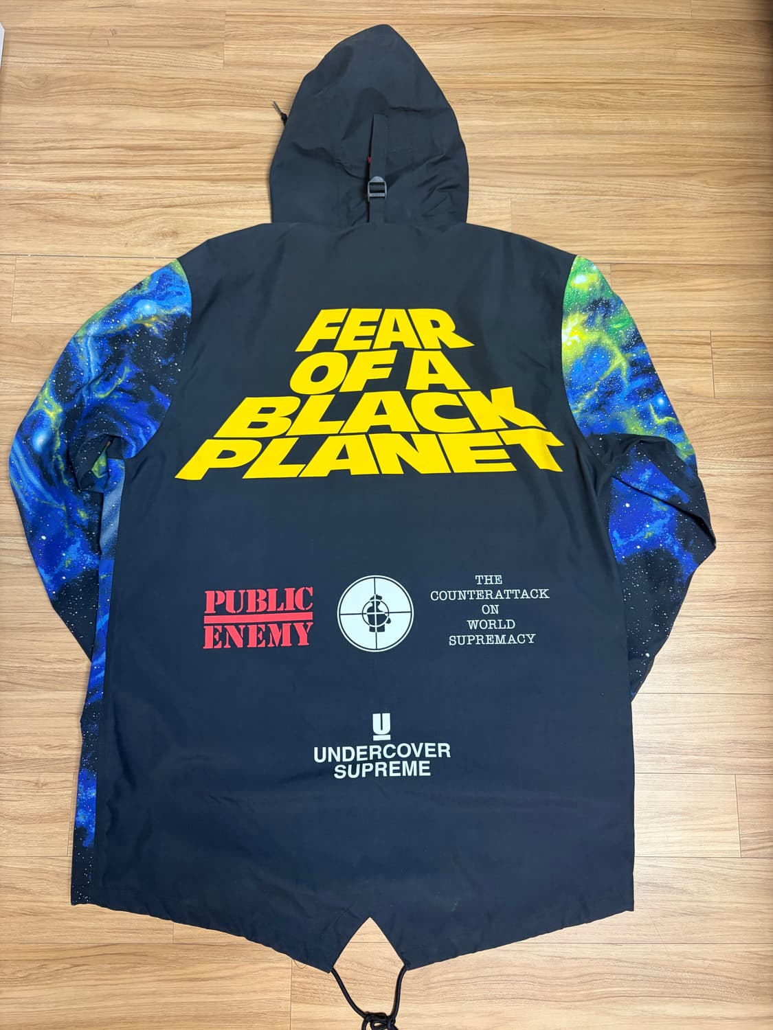 슈프림 X 언더커버 퍼브릭 에너미 테이프 심 파카 상품이미지2