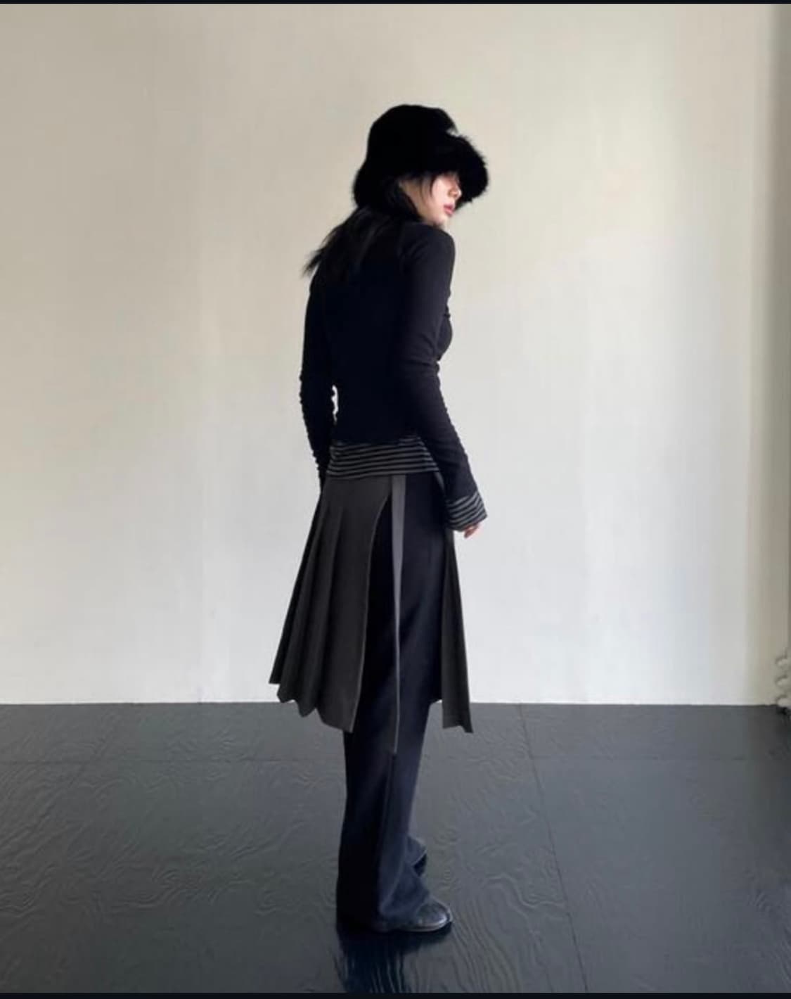 어나더랭귀지 레이어드스커트 상품이미지4