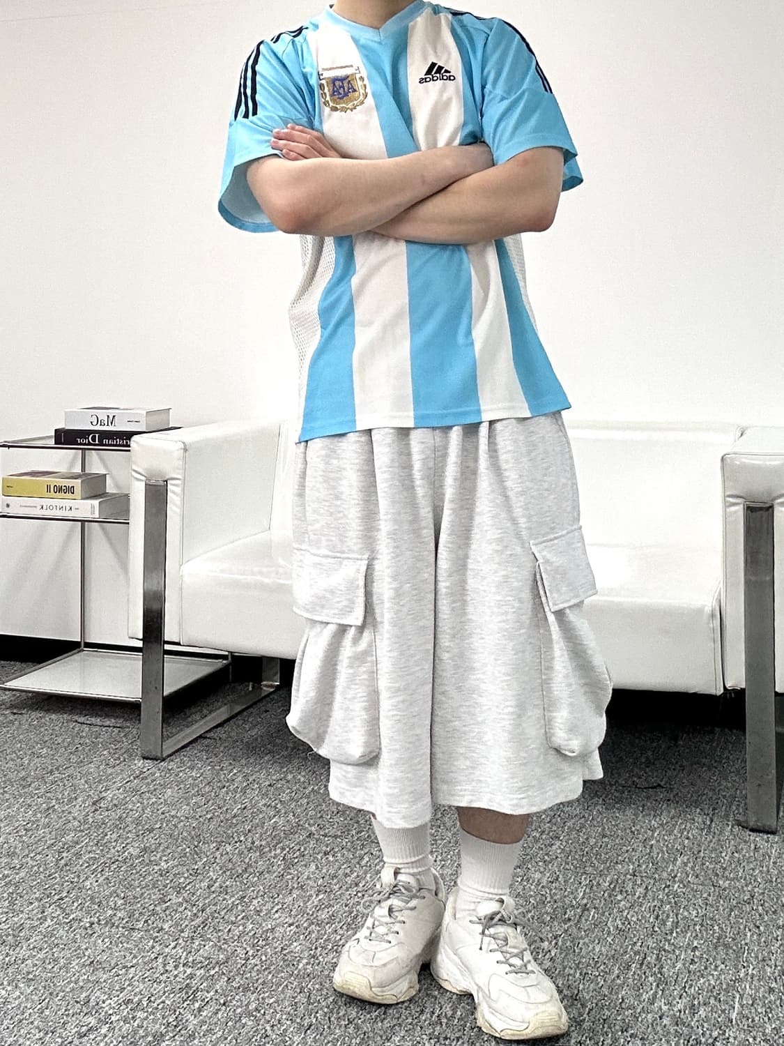 아디다스 아르헨티나 02-04 국대 홈 유니폼 M 상품이미지3