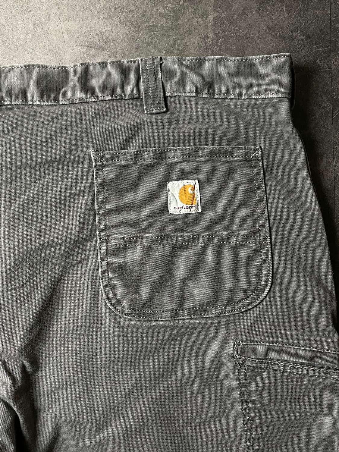 CARHARTT 칼하트 빈티지 그레이 반바지 상품이미지8