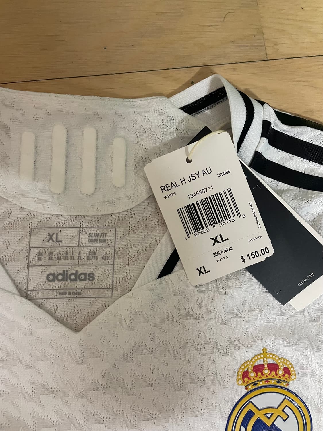 (새상품 해외XL) 24 25 아디다스 레알 마드리드 홈 어센틱 유니폼 상품이미지2