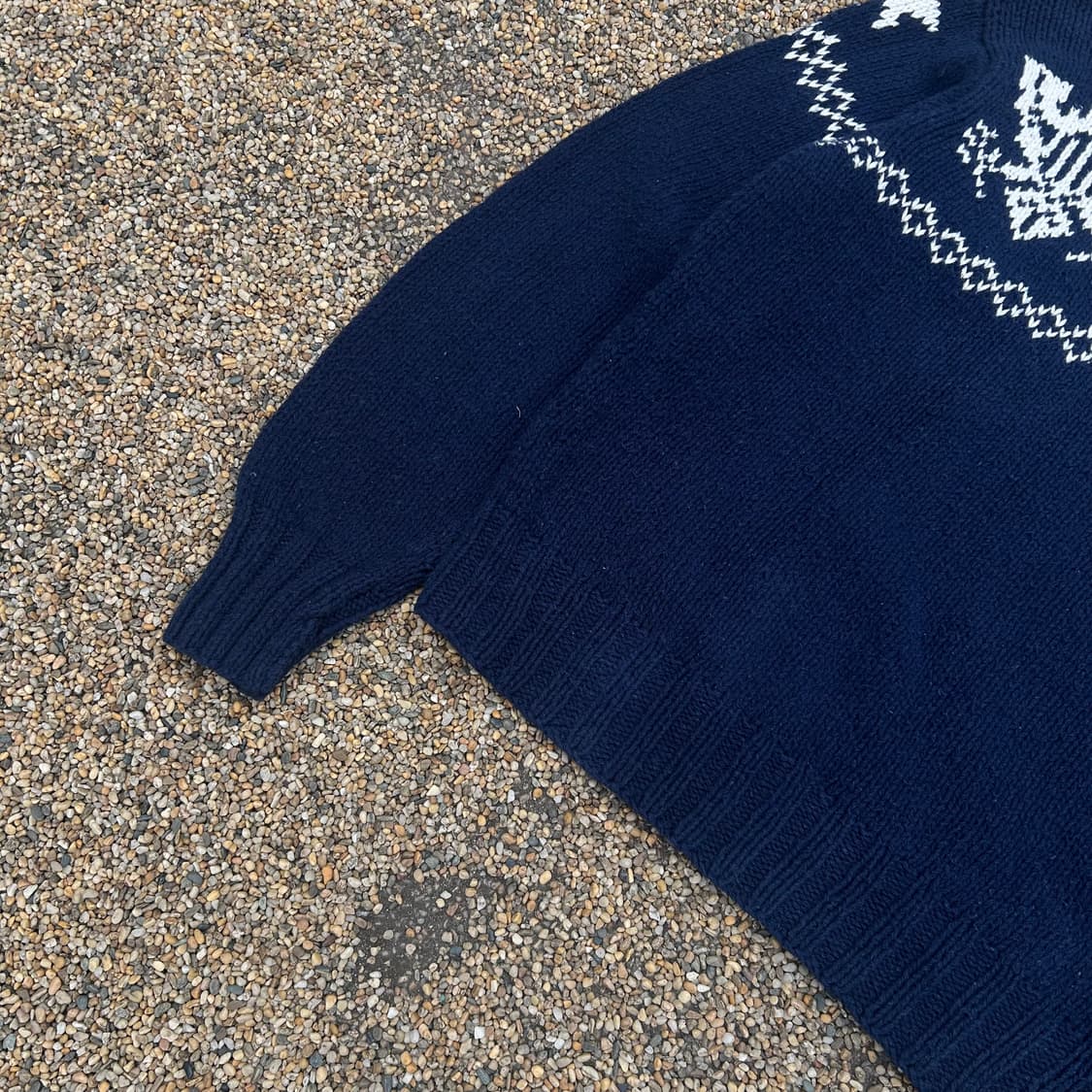 폴로(POLO RalphLauren)네이비 패턴 니트 상품이미지3