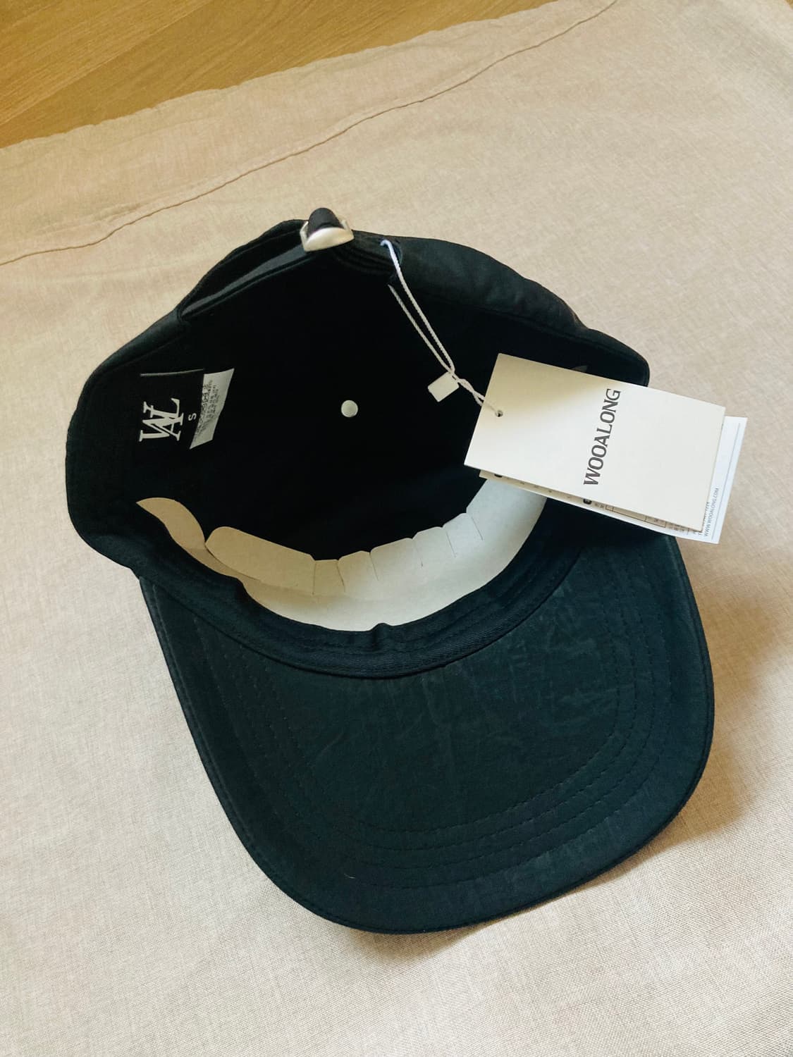 우알롱 레더 딥 시그니처 로고 볼캡  (품절) 상품이미지6