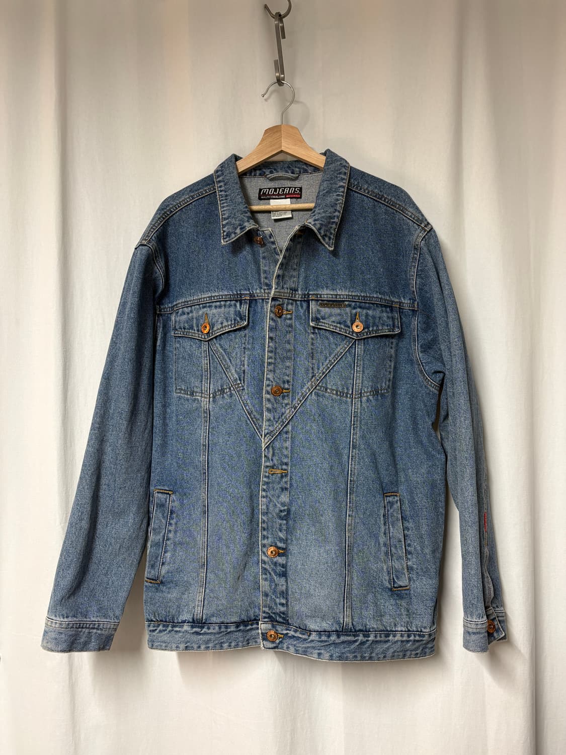 90's 모리스 말론 모진스 데님 드 럭스 셋업 상품이미지1