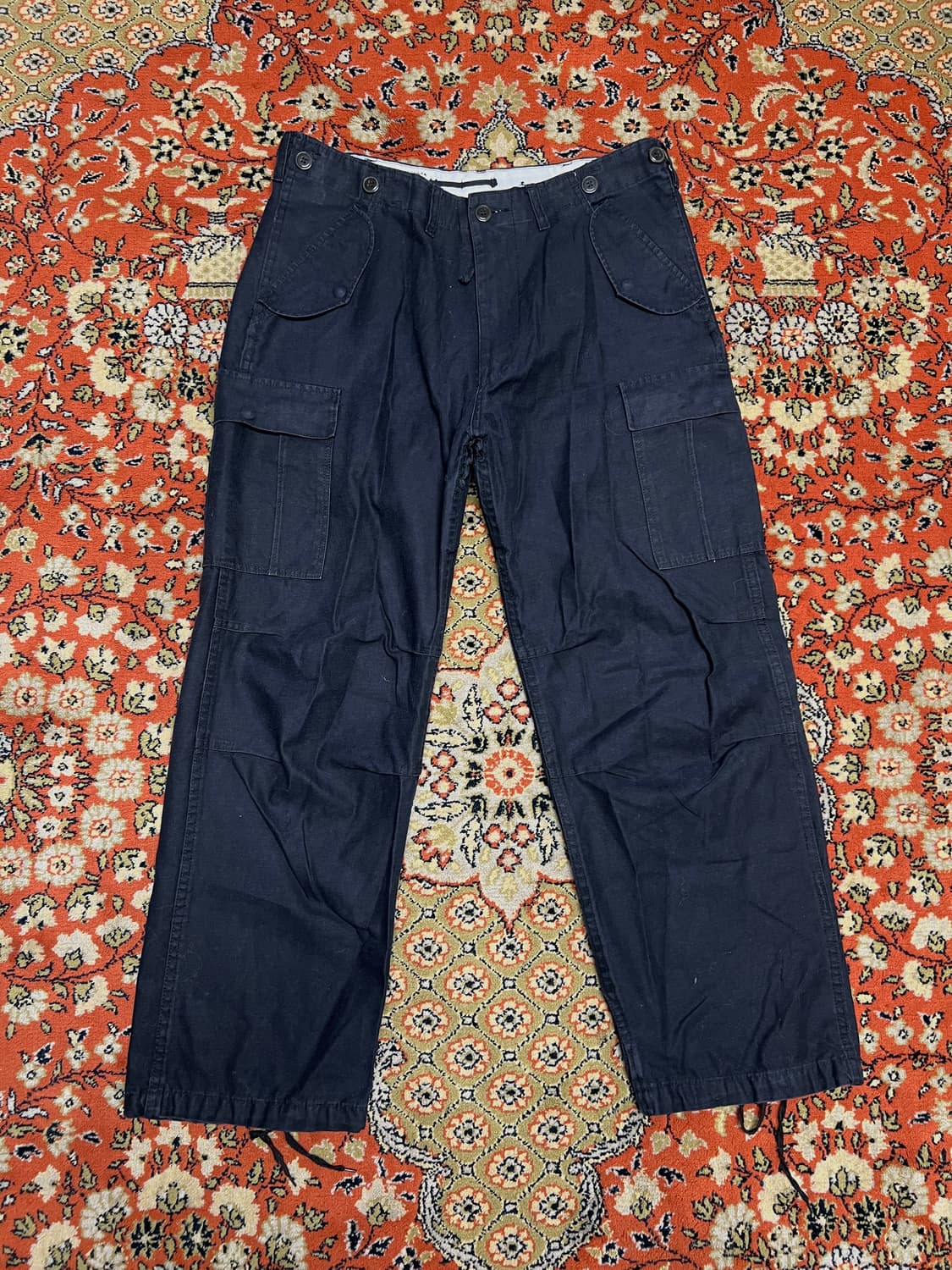  [M] M65 복각 필드 팬츠 블랙 미디움 레귤러 상품이미지1