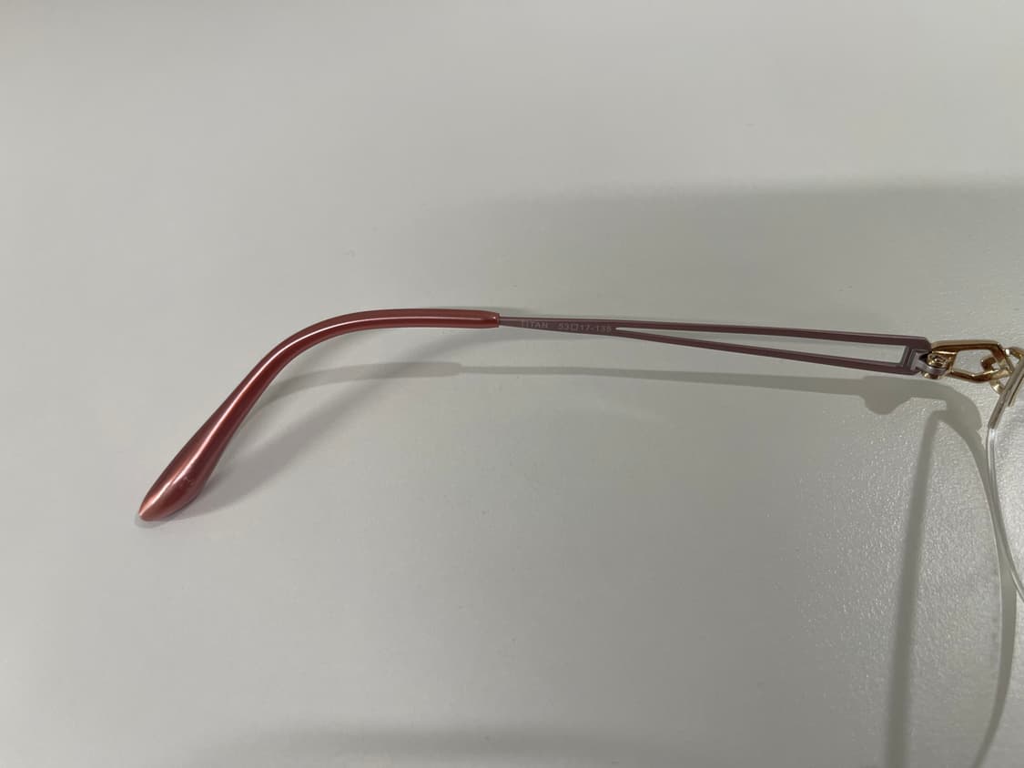 발스 VALSE 일본 티타늄 반무테 안경 빈티지 90s 5번 상품이미지6