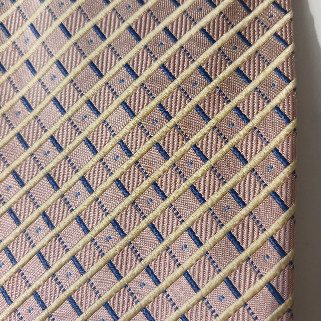 크리스찬 디올 넥타이 체크 스트라이프 패턴 9.3cm A등급 A19856 상품이미지7