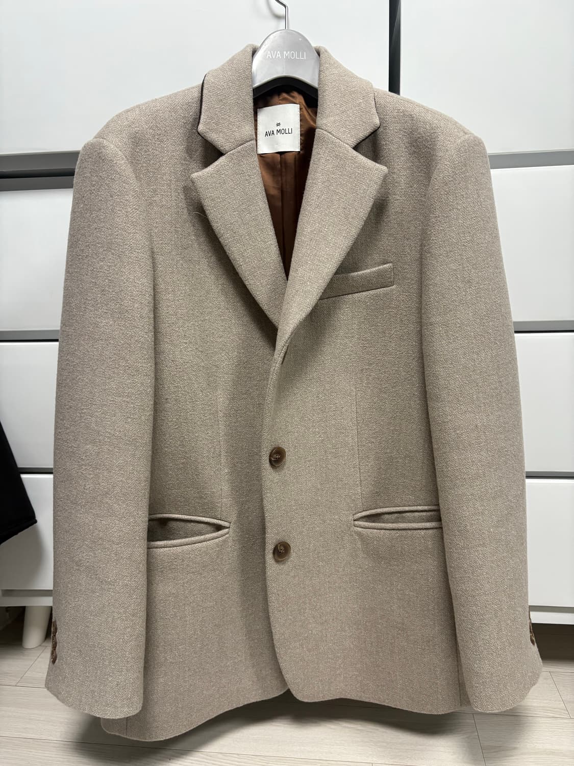 아바몰리 헤링본울자켓s 상품이미지2