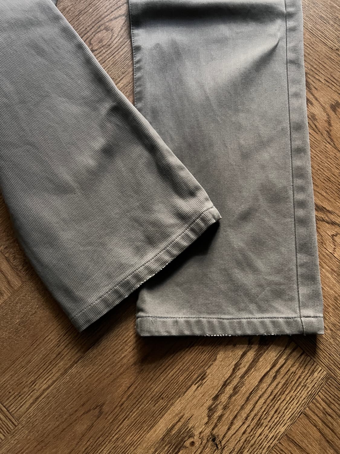 [31]BEAMS 빔즈 화이트탭 211 스트레이트 코튼 팬츠 상품이미지3