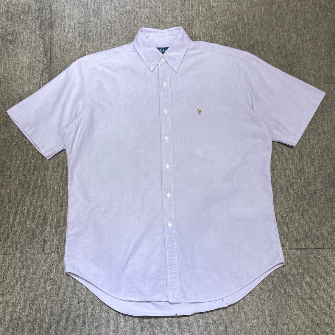 (M) POLO 폴로 랄프로렌 솔리드 반팔 셔츠 블레이크 상품이미지3