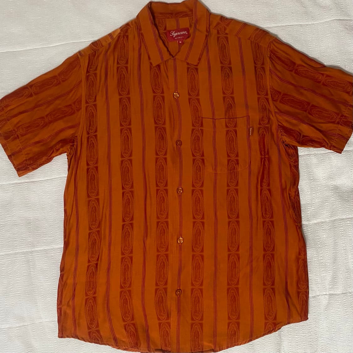 (M)슈프림 19SS 과달루페 S/S 셔츠 오렌지 상품이미지2