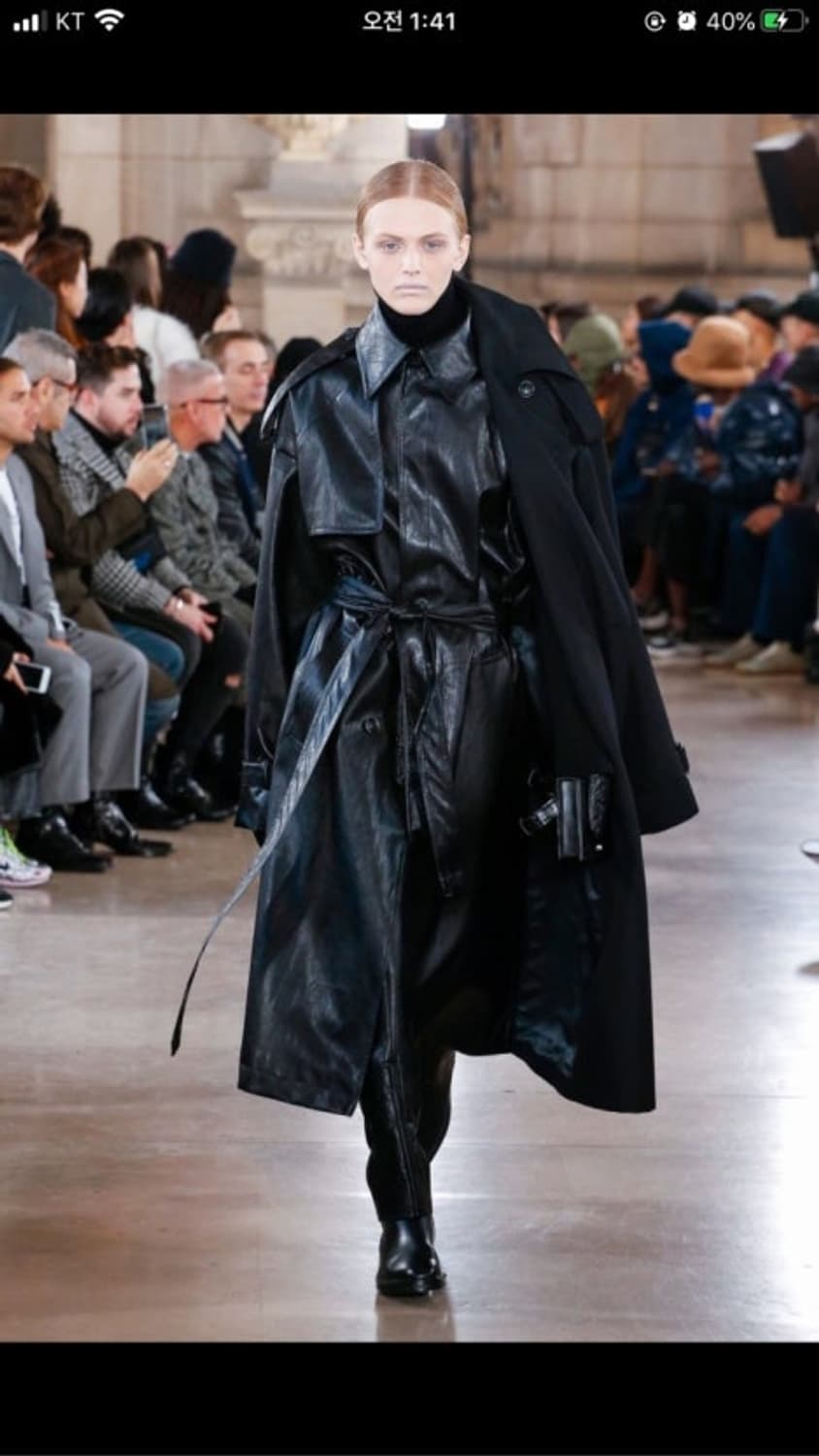 준지 아수라 레더코트팝니다. 상품이미지1