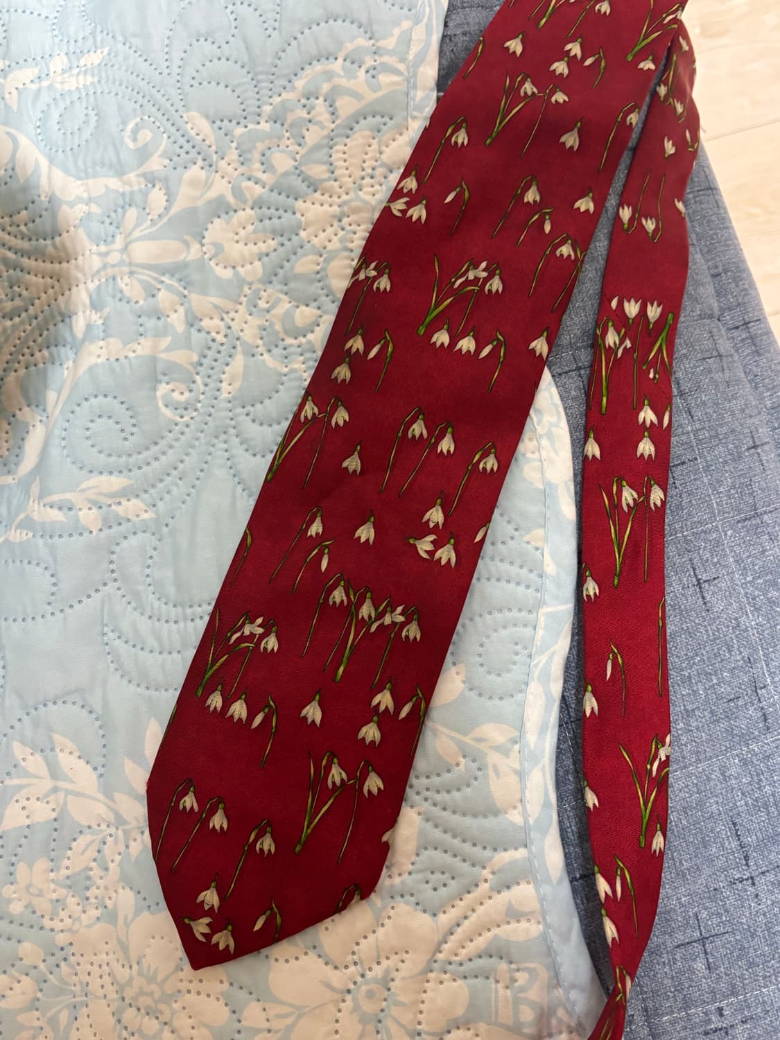 던힐 꽃 넥타이 상품이미지1