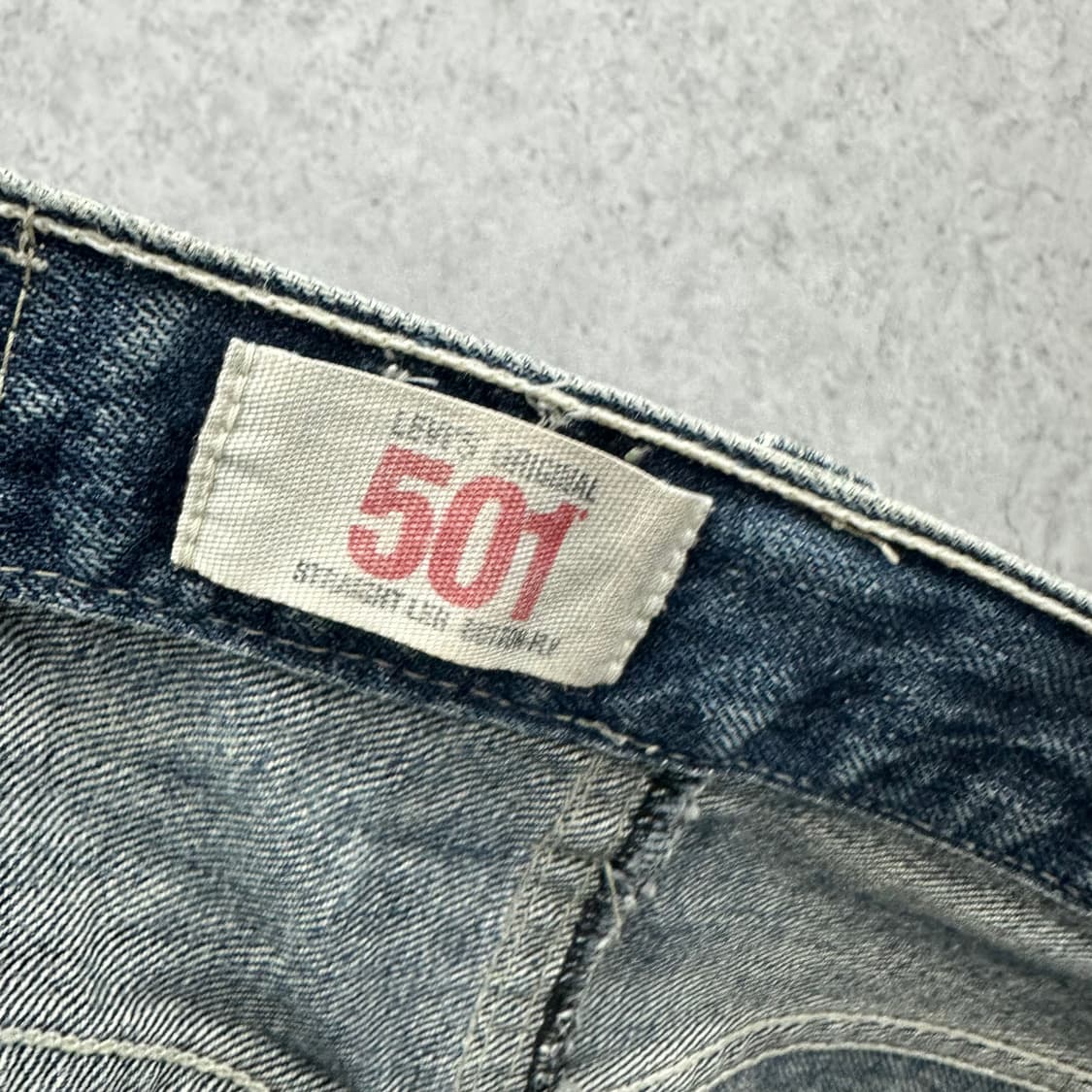 33 리바이스 501 남자 디스트로이드 데님 청바지 상품이미지8