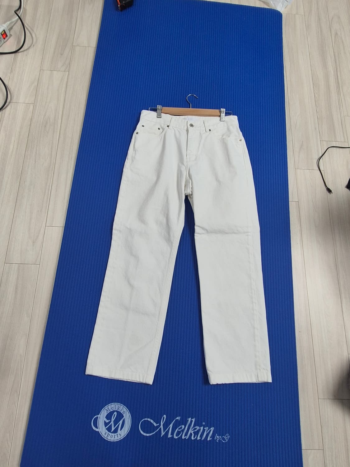 화이트 세미와이드 데님 30인치 (상태최상) 상품이미지7