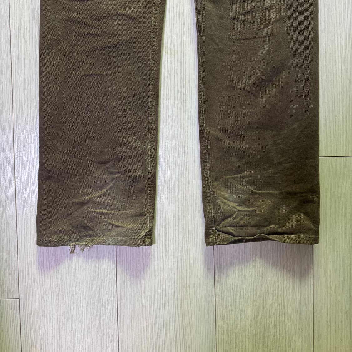 32) 까르네볼란테 Under the moon Brown 데님팬츠  상품이미지4