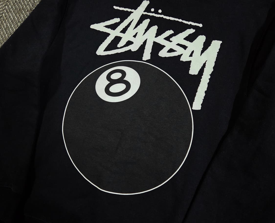 스투시 Stussy 8볼 로고 후드티 상품이미지4