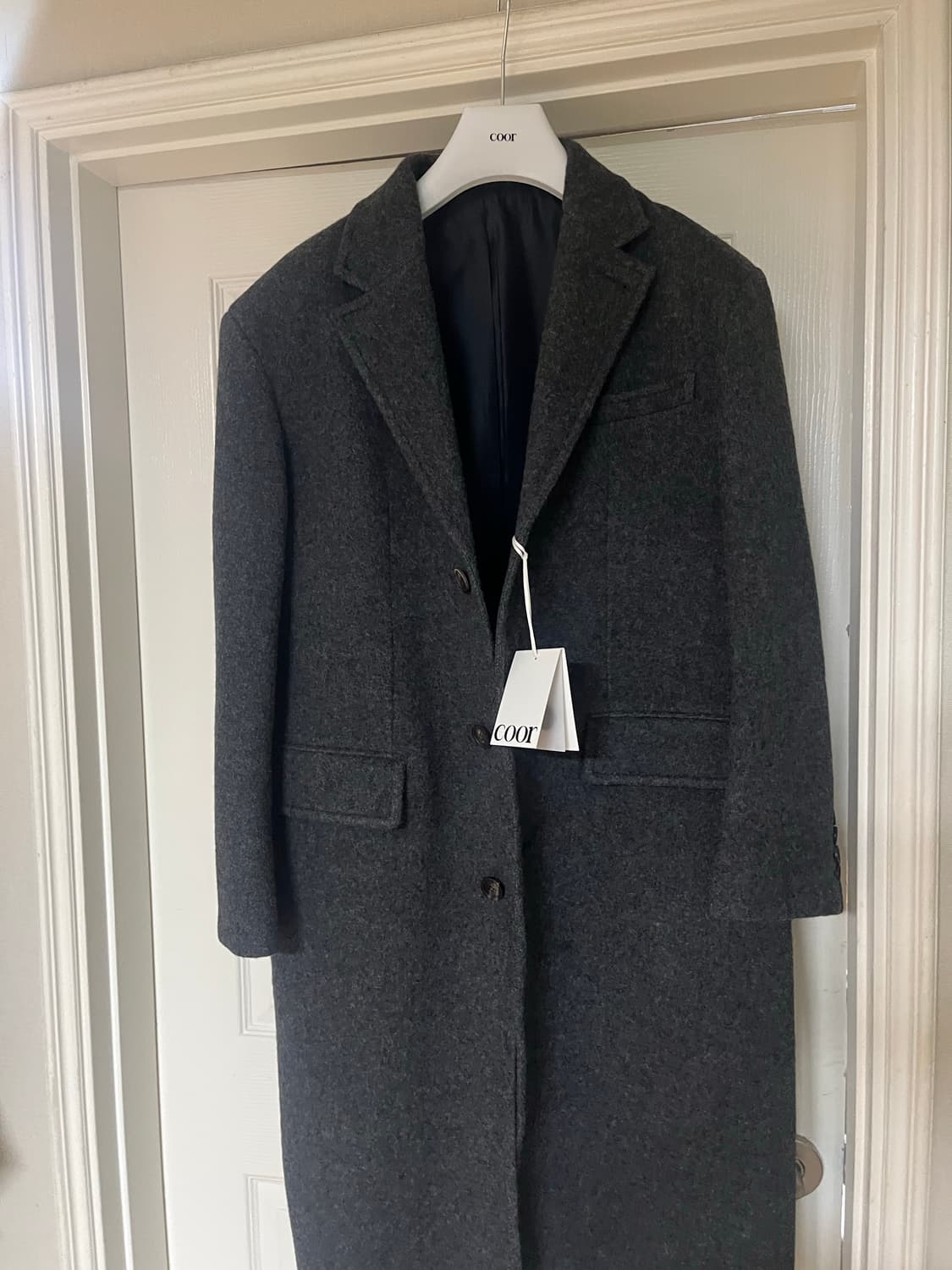 쿠어 알파카 싱글코트 상품이미지3