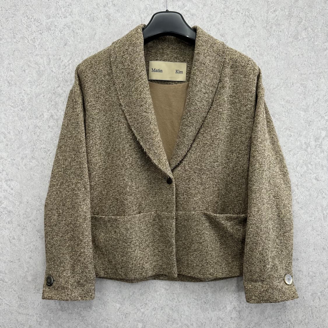 FREE 마땡킴 여자 테트론 원버튼 자켓 상품이미지1