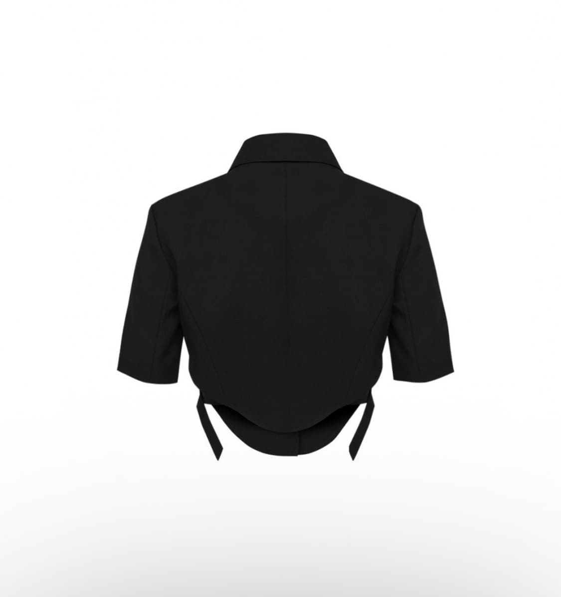 낫노잉 뷔스티에 벨트 블랙 자켓 상품이미지4