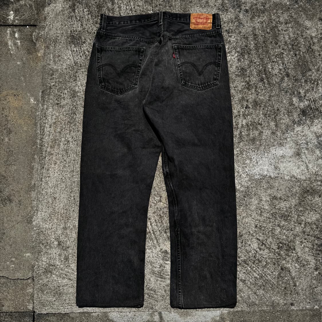 [36] 리바이스 505 흑청 데님 팬츠 상품이미지2