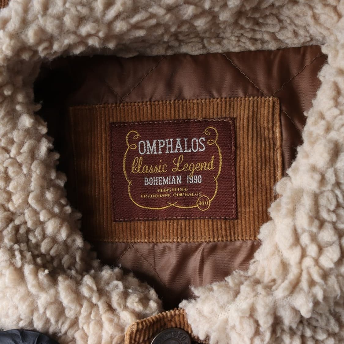 옴파로스 코듀로이 쉐르파 트러커 자켓 L 상품이미지6