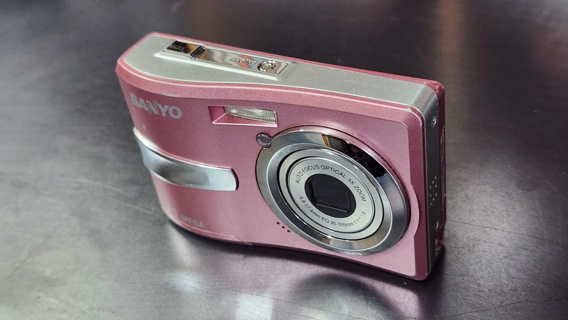 산요 S750 핑크색 빈티지 디카 상품이미지2