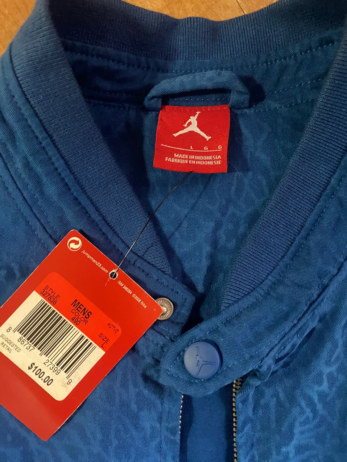 (새상품)나이키 조던 남성 봄버 자켓 L 상품이미지2