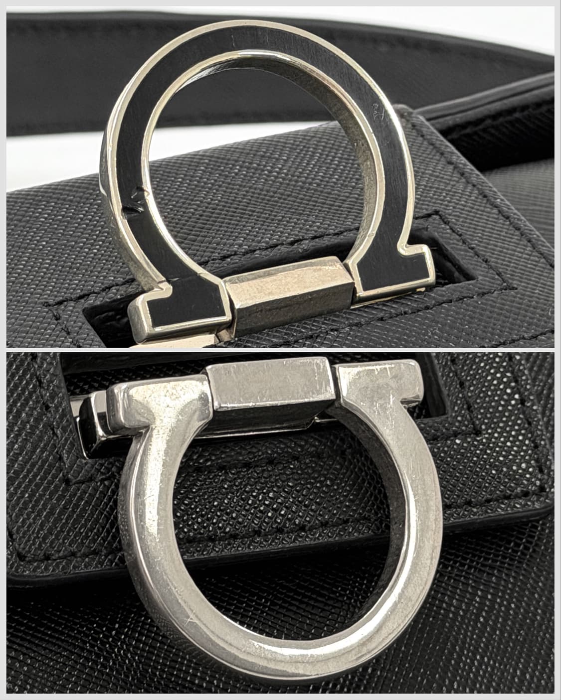 페라가모 간치니 사피아노 레더 숄더백 상품이미지8