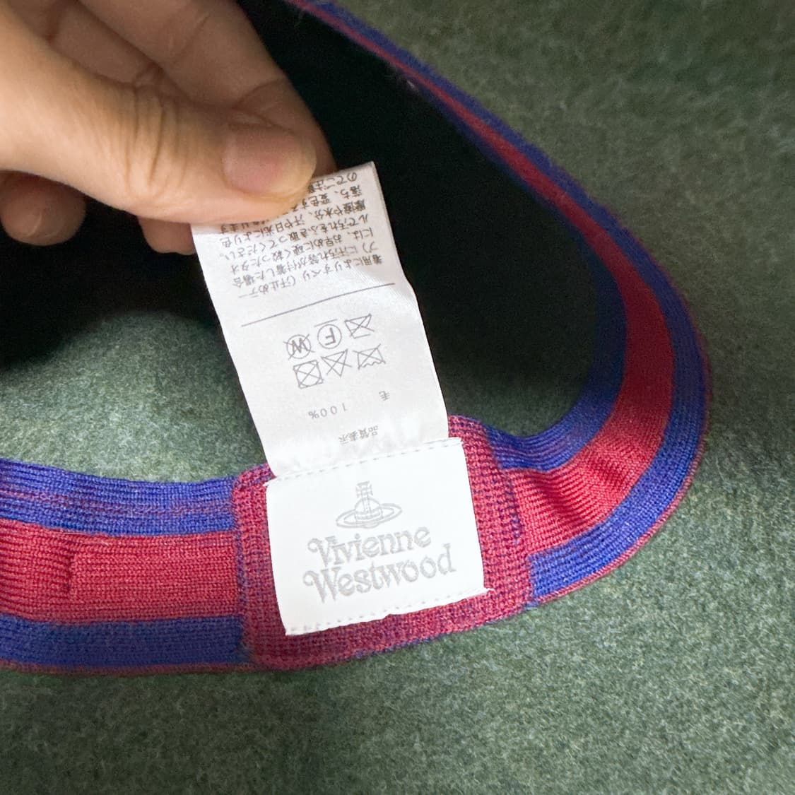 [새제품] 비비안웨스트우드 버킷햇(카키) 상품이미지5