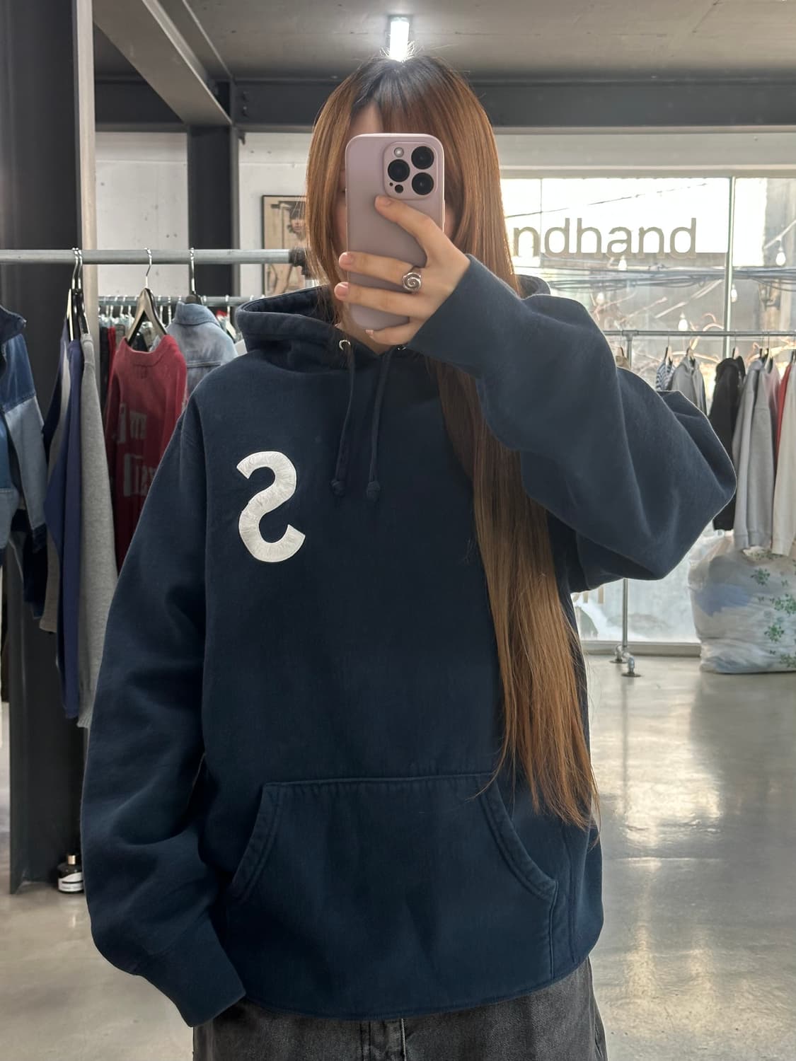 슈프림 15FW S로고 스웨트셔츠 후드집업 상품이미지2