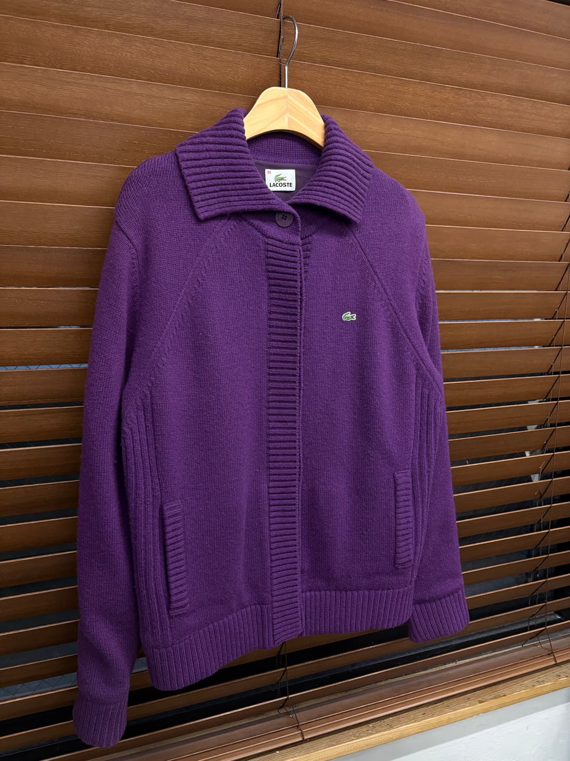 라코스테 버튼 집업 니트 상품이미지4