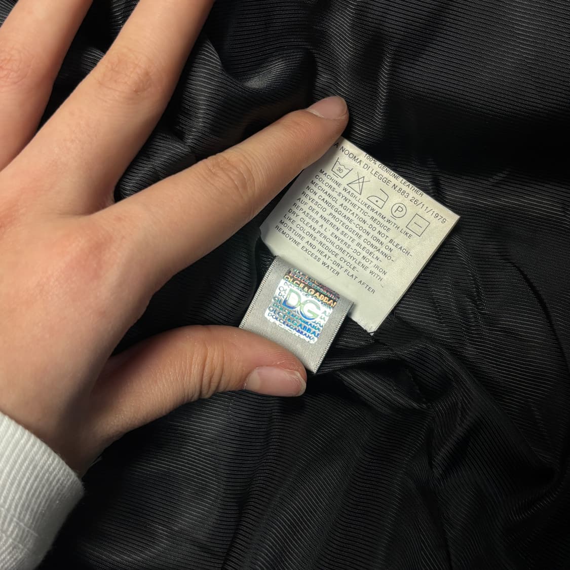 [52] 돌체앤가바나 빈티지 레이싱 라이더 자켓 상품이미지10