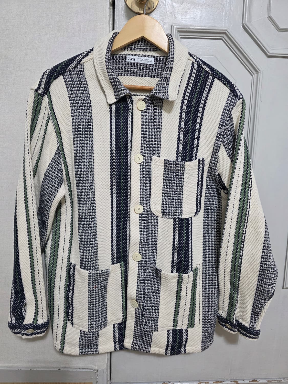 자라 자카드 셔츠 자켓 상품이미지3