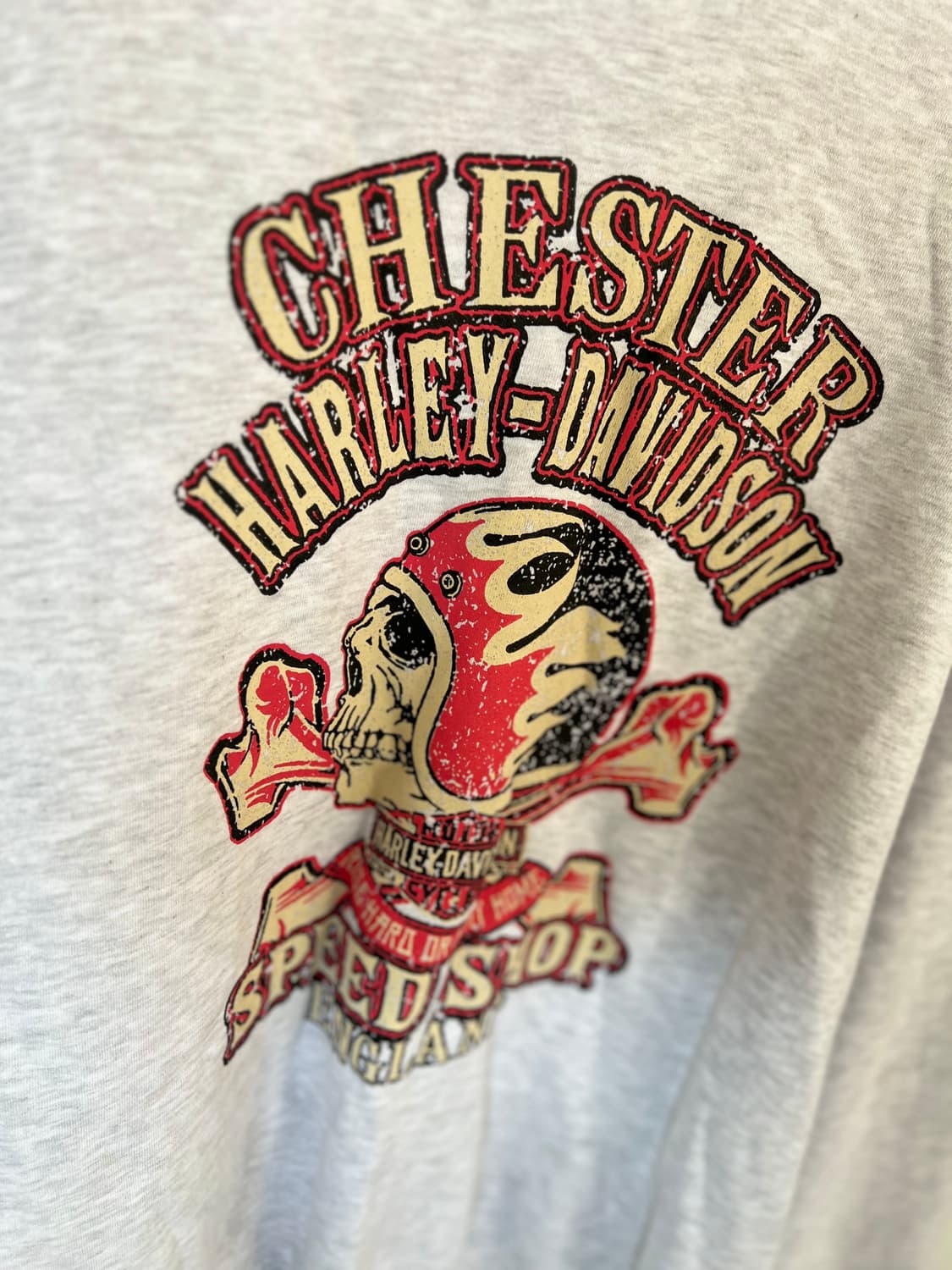 할리 스컬 맨투맨 (기모) 상품이미지2