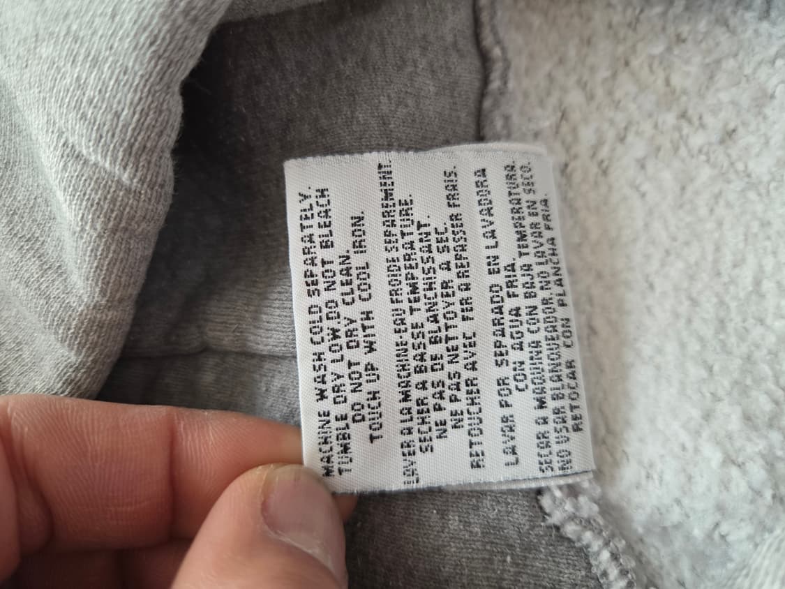 90s 빈티지 아디다스 후드 후드티 그레이 [xl] usa 상품이미지7