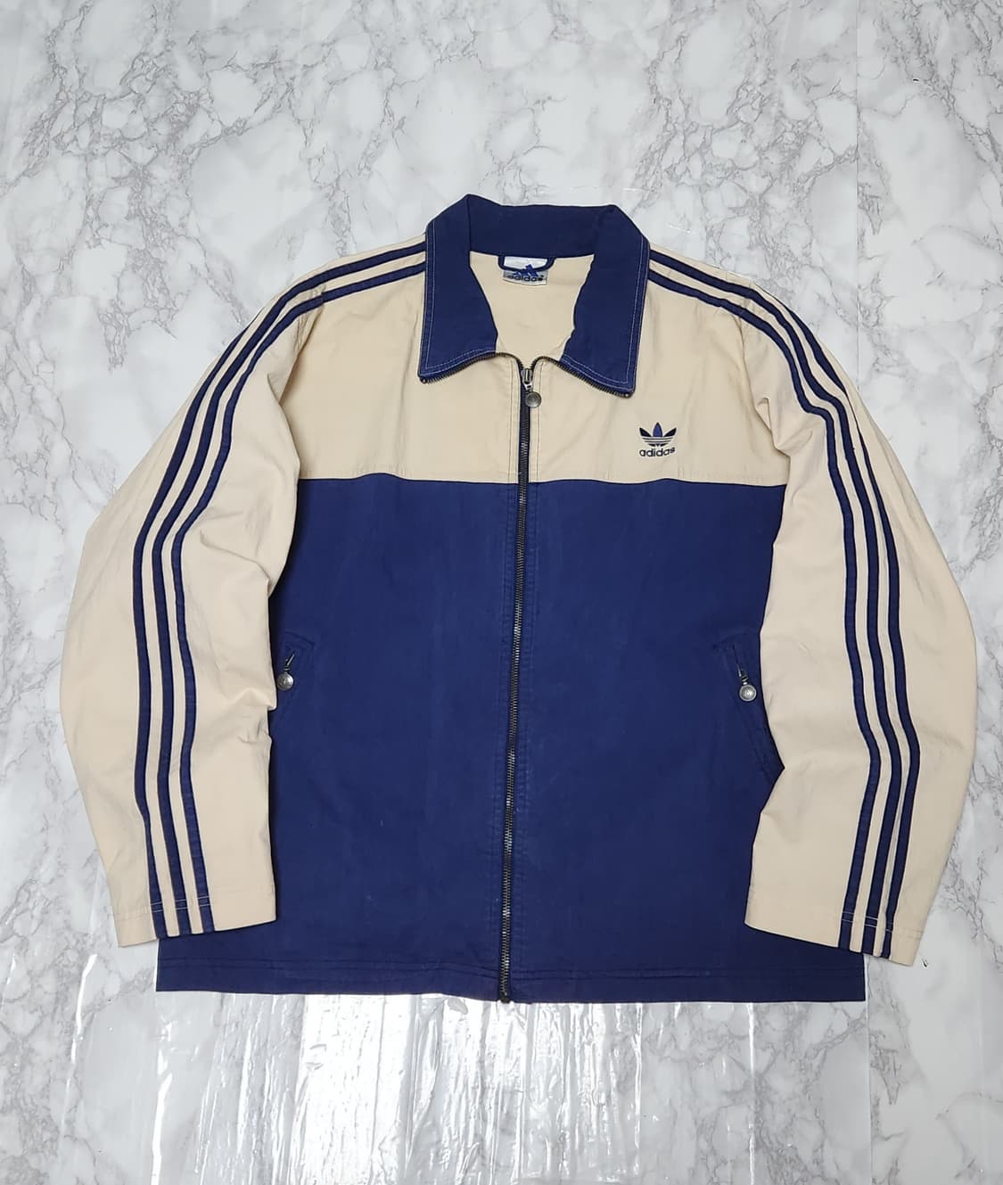 XL 아디다스 삼선 90s 솔리드 올드스쿨 자켓 극희귀 상품이미지1