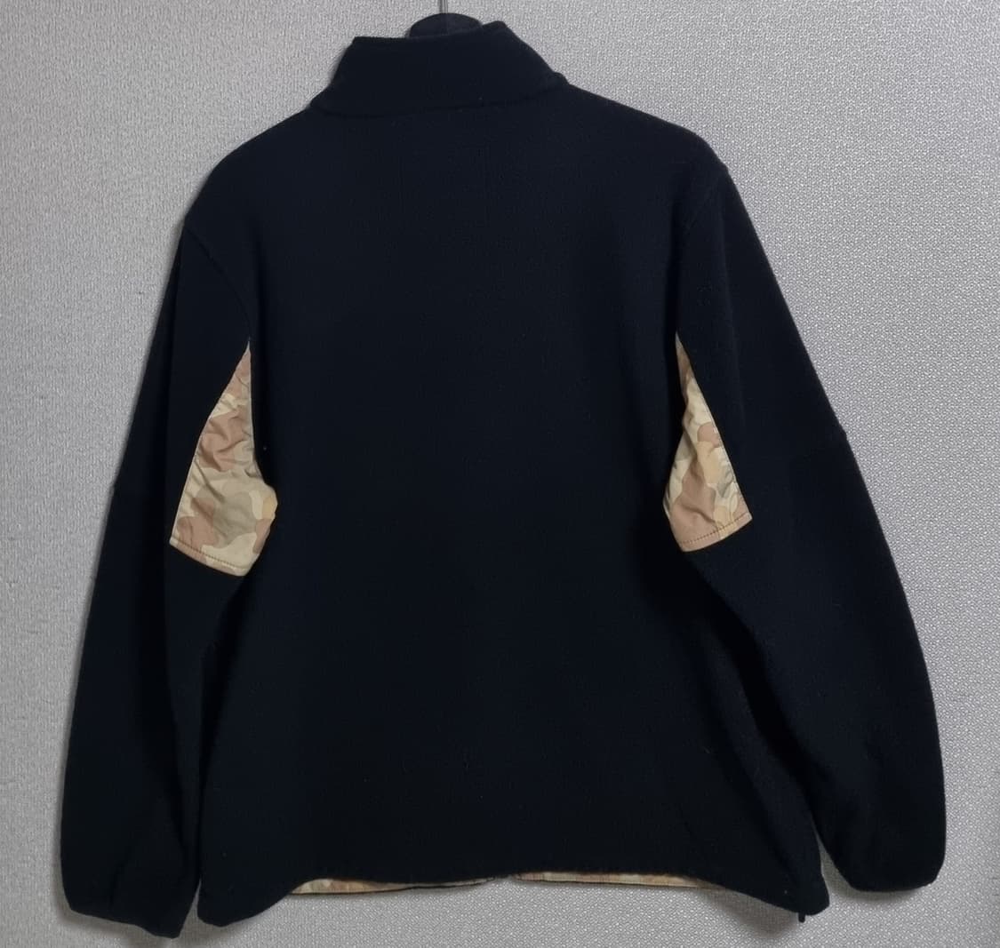 M (95) 스투시 블랙 플리스 후리스 집업 상품이미지2