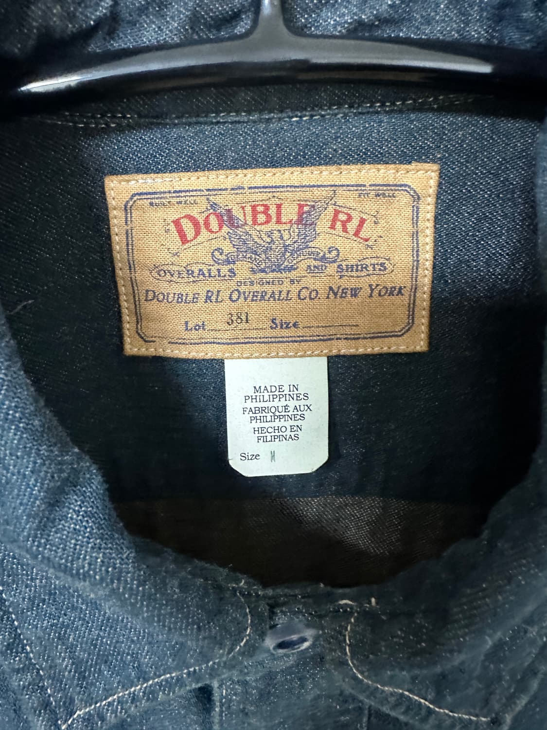 RRL 인디고 워크셔츠 M 상품이미지3