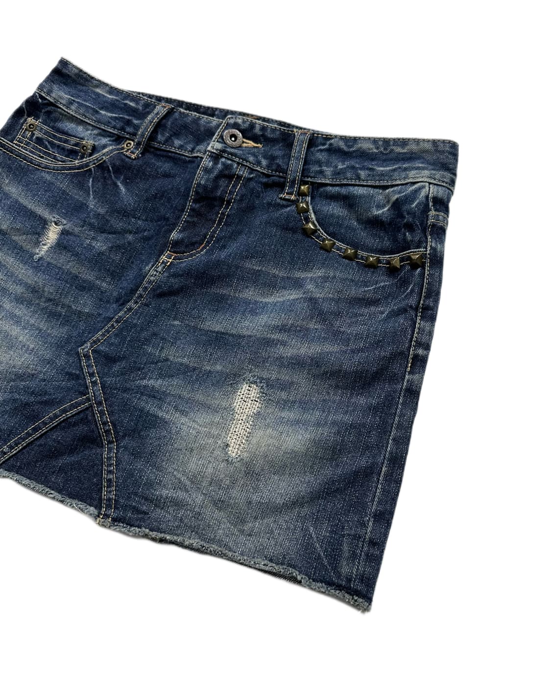 low-rise stud denim skirt 상품이미지3