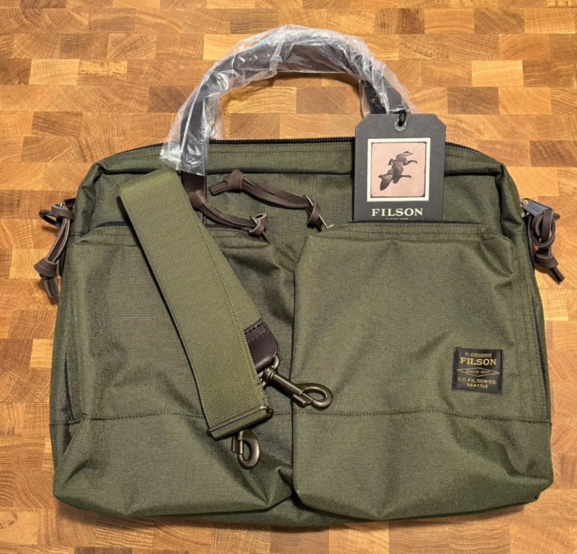 (새상품) 필슨 878 오터그린 브리프케이스 가방 상품이미지5