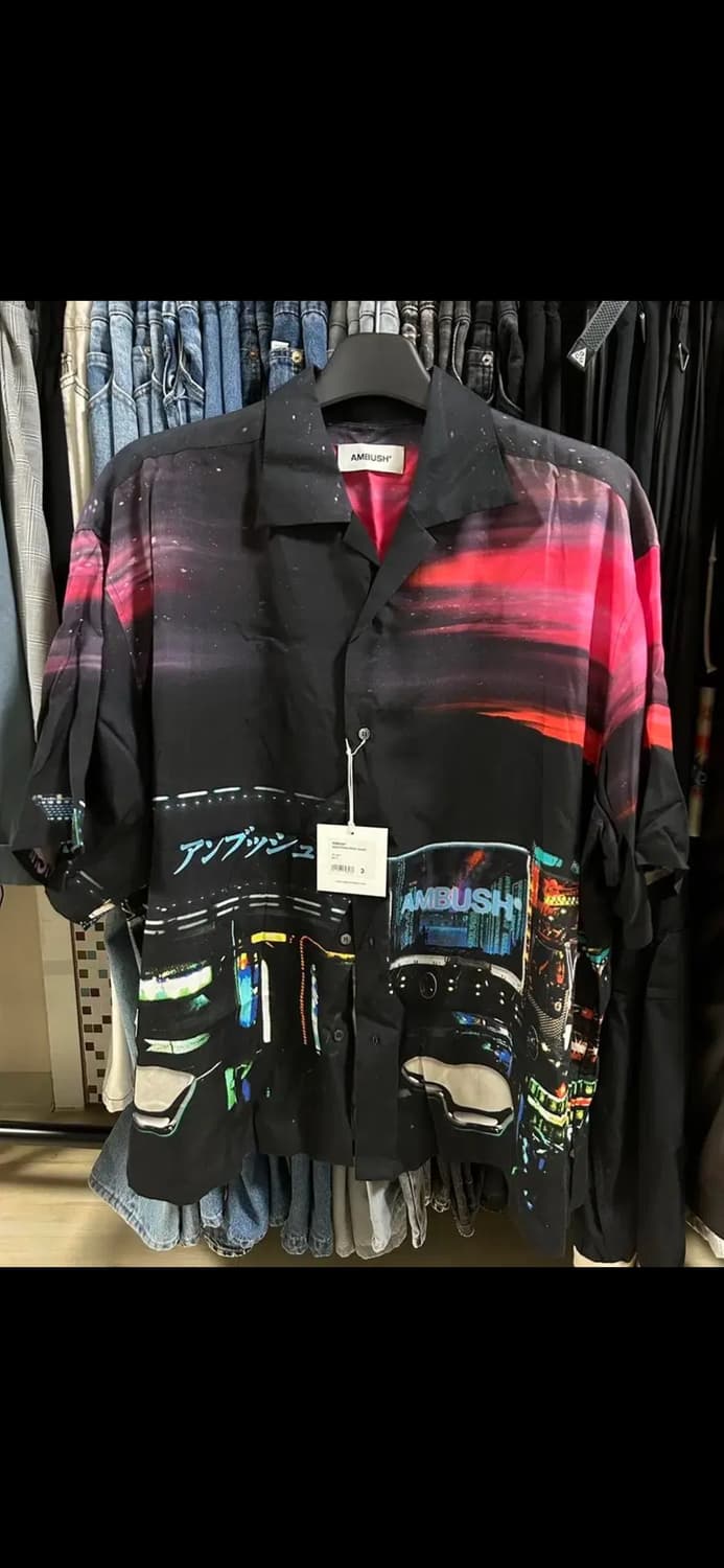 엠부쉬 데코토라 프린트 레이온 셔츠 3사이즈 상품이미지1