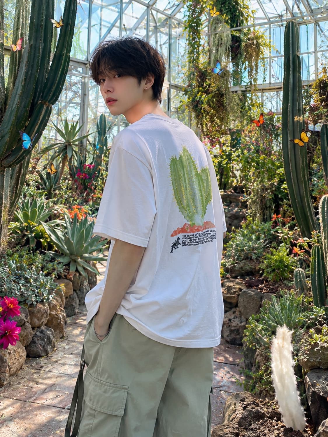 STUSSY 스투시 데저트 블룸 하프 티셔츠 상품이미지1